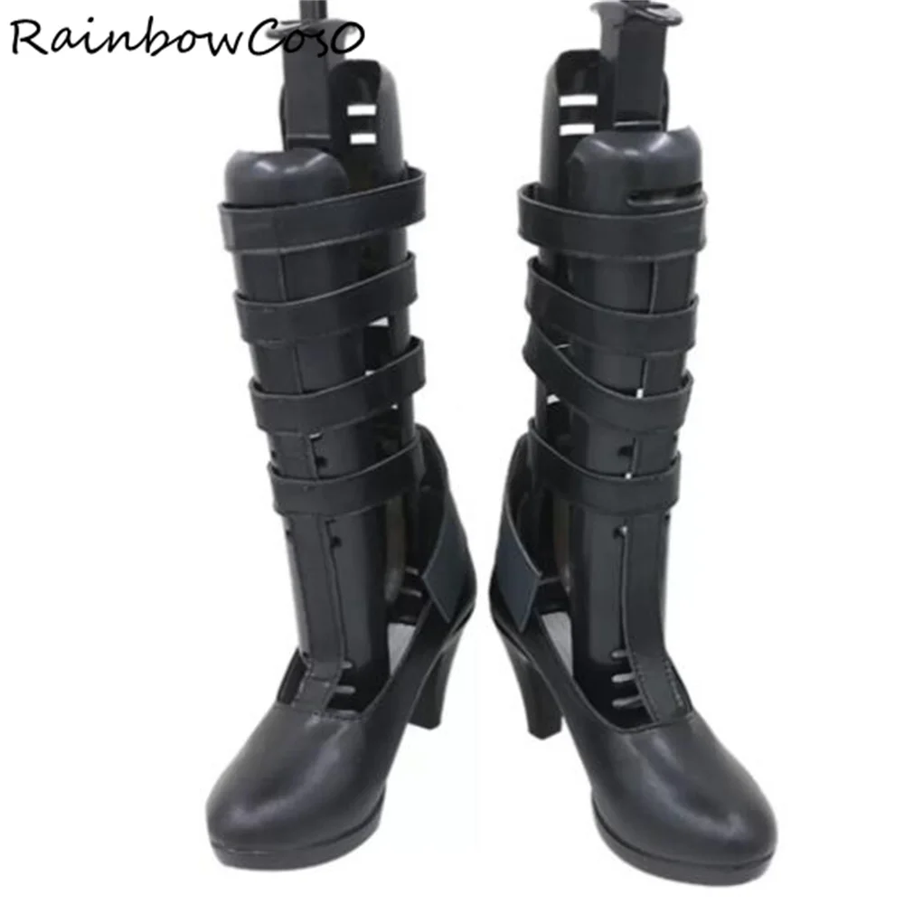 Обувь для косплея Akemi Homura Puella Magi Madoka Magica ботинки игры в искусственном стиле