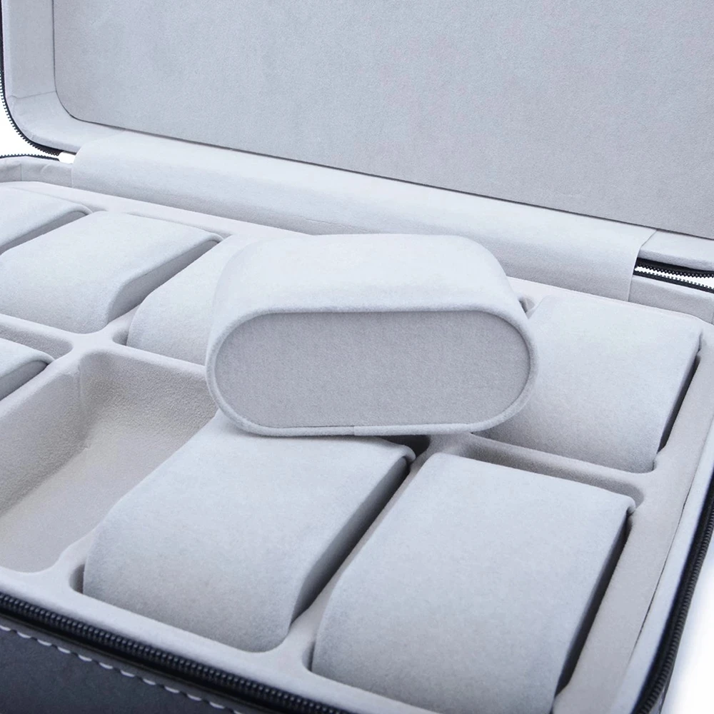 PU Leather Watch Box Watch Dislpay Box Exquisite Watch Glasses Storage Box Easy Carry Men Women Watch Jewelry Organizer Case