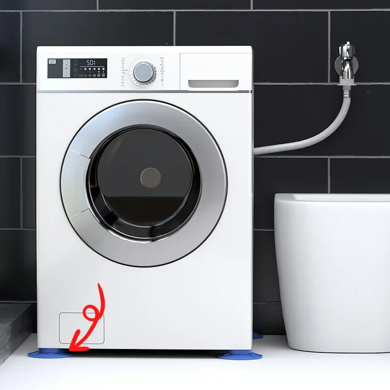 4 шт. Нескользящие подушечки-подставки для стиральной машины