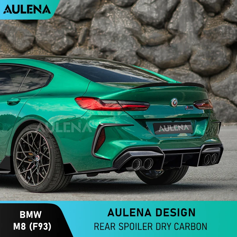 

Aullena Dry Carbon Body Kit Rear Spoiler Rear Roof Spoiler Full Dry Carbon High Performance For BMW M8 F91 F92 F93