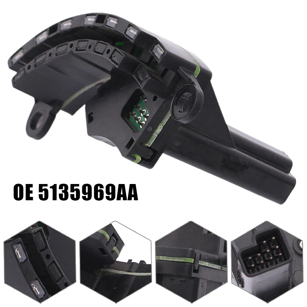 

Angle Sensor Sensor Reliable 100% New 5135969AA ABS & Metal Black Durable Easy Installation For Dodge Challenger