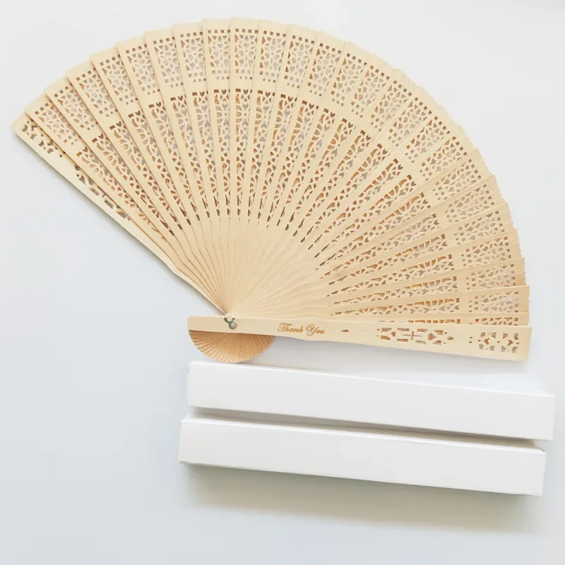 

150pcs Personalized Carving Wooden Folding Hand Fan Wedding Fan Birthday Custom Baby Party Decoration Gift Gift For Guests Weddi