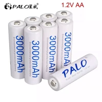palo 1 2v aa rechargeable batteries 3000mah aa ni mh 100 original high capacity current aa battery rechargeble for camera toys