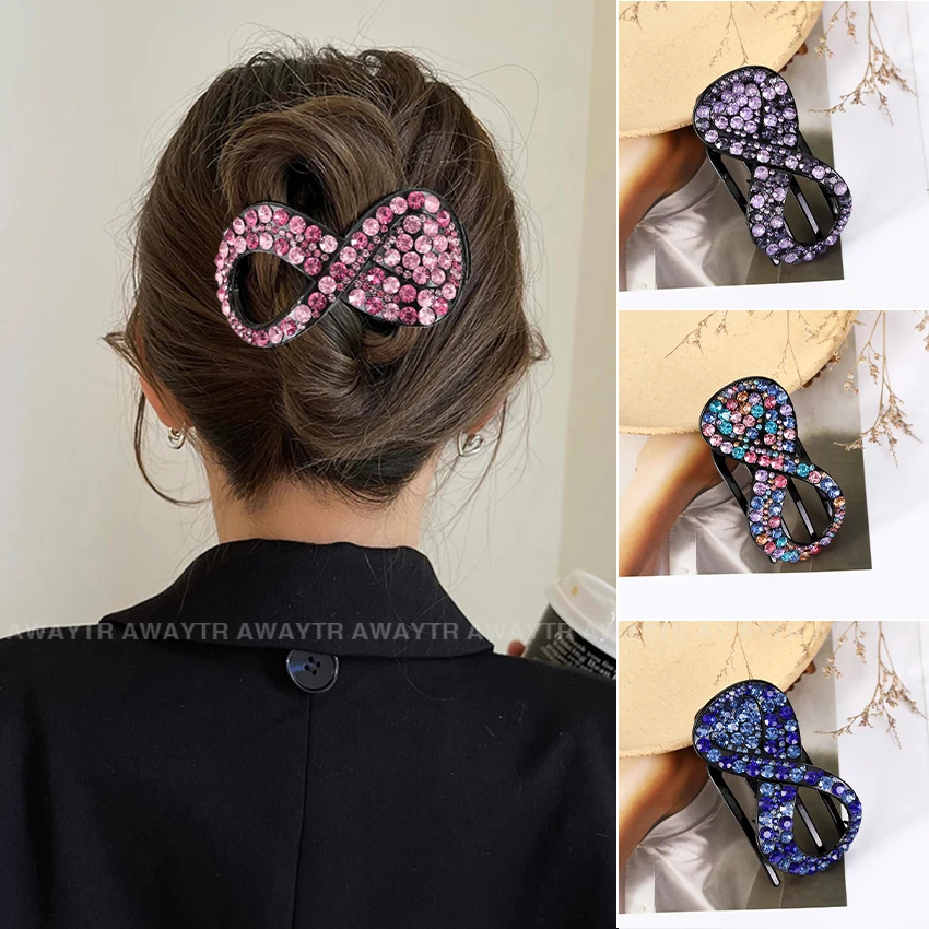 

Женская заколка для волос AWAYTR, элегантная Заколка-пряжка в стиле ретро, аксессуар для волос