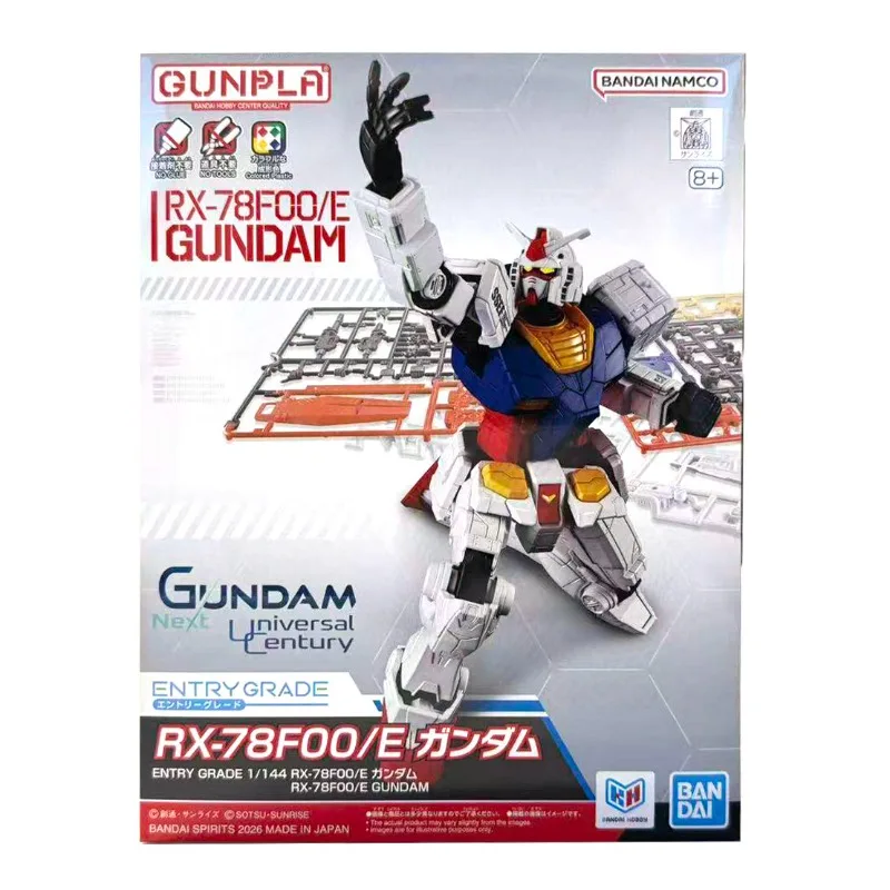 Фото Оригинальный конструктор Bandai Entry Grade 1/144 RX-78F00/E Gundam - эксклюзивная модель с выставки Osaka Expo GUNDAM NEXT FUTURE PAVILION №2