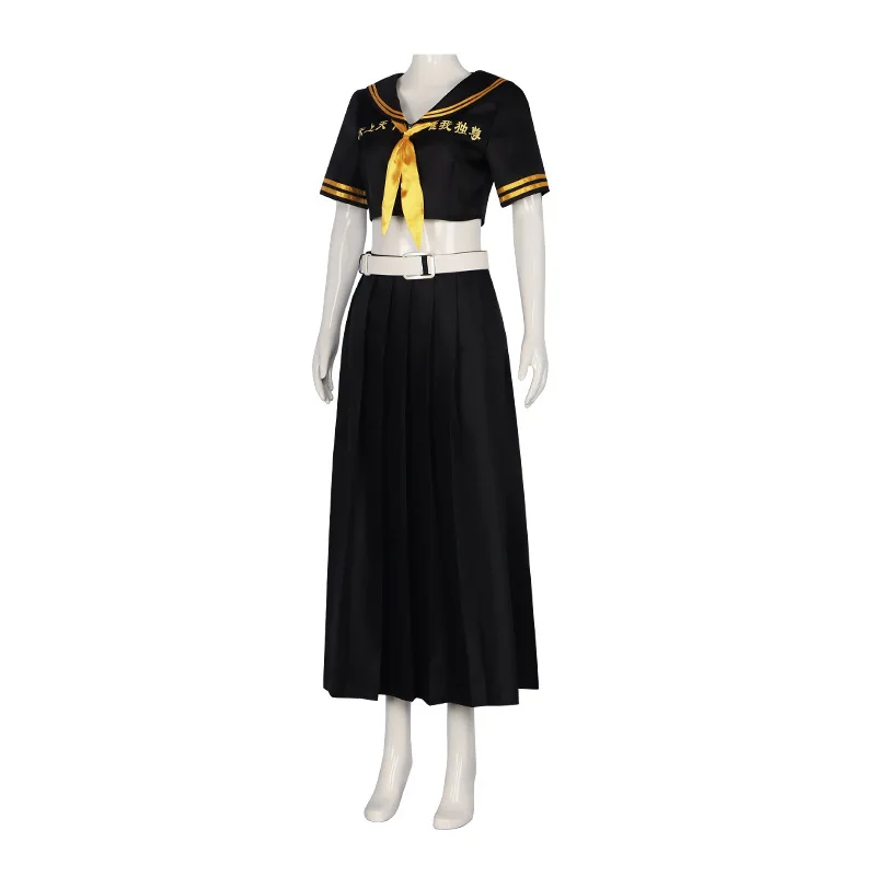 Anime Manjiro Sano Cosplay Costume Tokyo Dress JK Uniform Sailor Halloween for Women Men Accessories