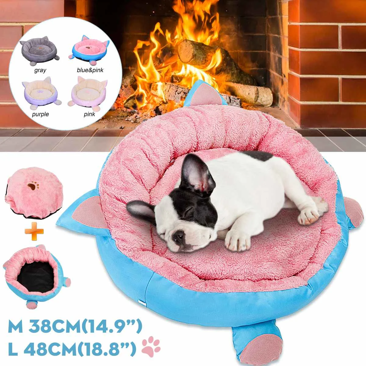 

Warm Thick Pet Dog Cat Bed Puppy Cushion House Kennel Dog Mat Blanket