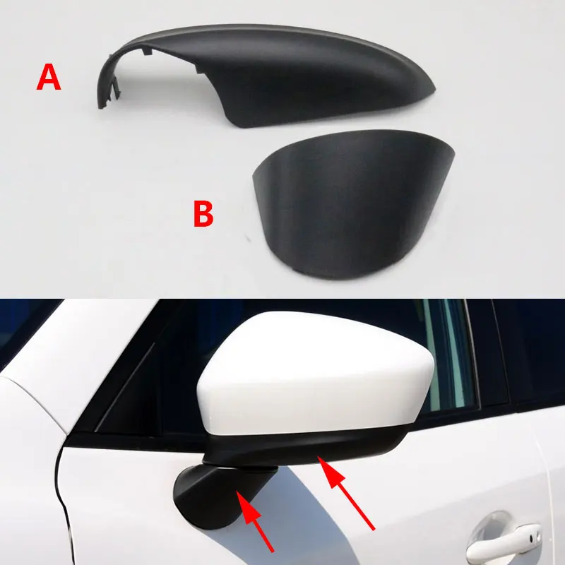 

For Mazda CX-5 CX5 2013 2014 AP Left Right Side Car Wing Door Outside Rearview Mirror Lower Cover Mirror Shell Housing Cap