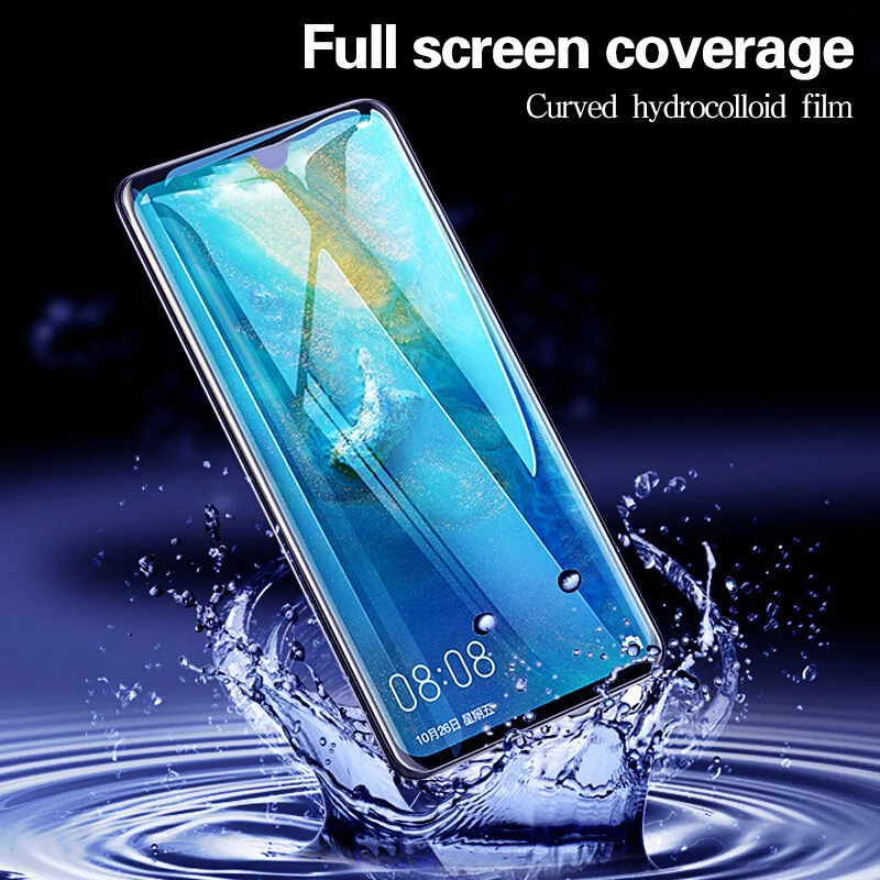 

4PCS Hydrogel Film Screen Protector For Huawei P20 P30 P40 lite Pro Full Cover Screen Proetctor For Huawei Mate 20 30 40 Lite