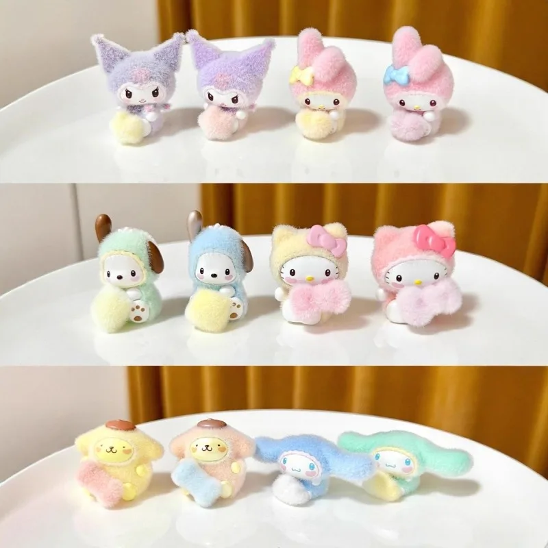 Персонажи Sanrio Pochacco Cinnamoroll Kuromi Little Darling, модель игрушки, мини-слепая коробка, фигурка персонажа из мультфильма, детские игрушки (art.: 3920d298e4123) - 3920d298e4123