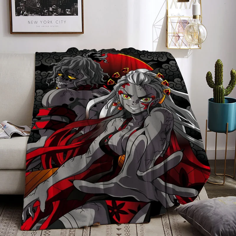 D-Demon Slayer Флисовое одеяло диван летние пушистые мягкие одеяла для кровати спальни