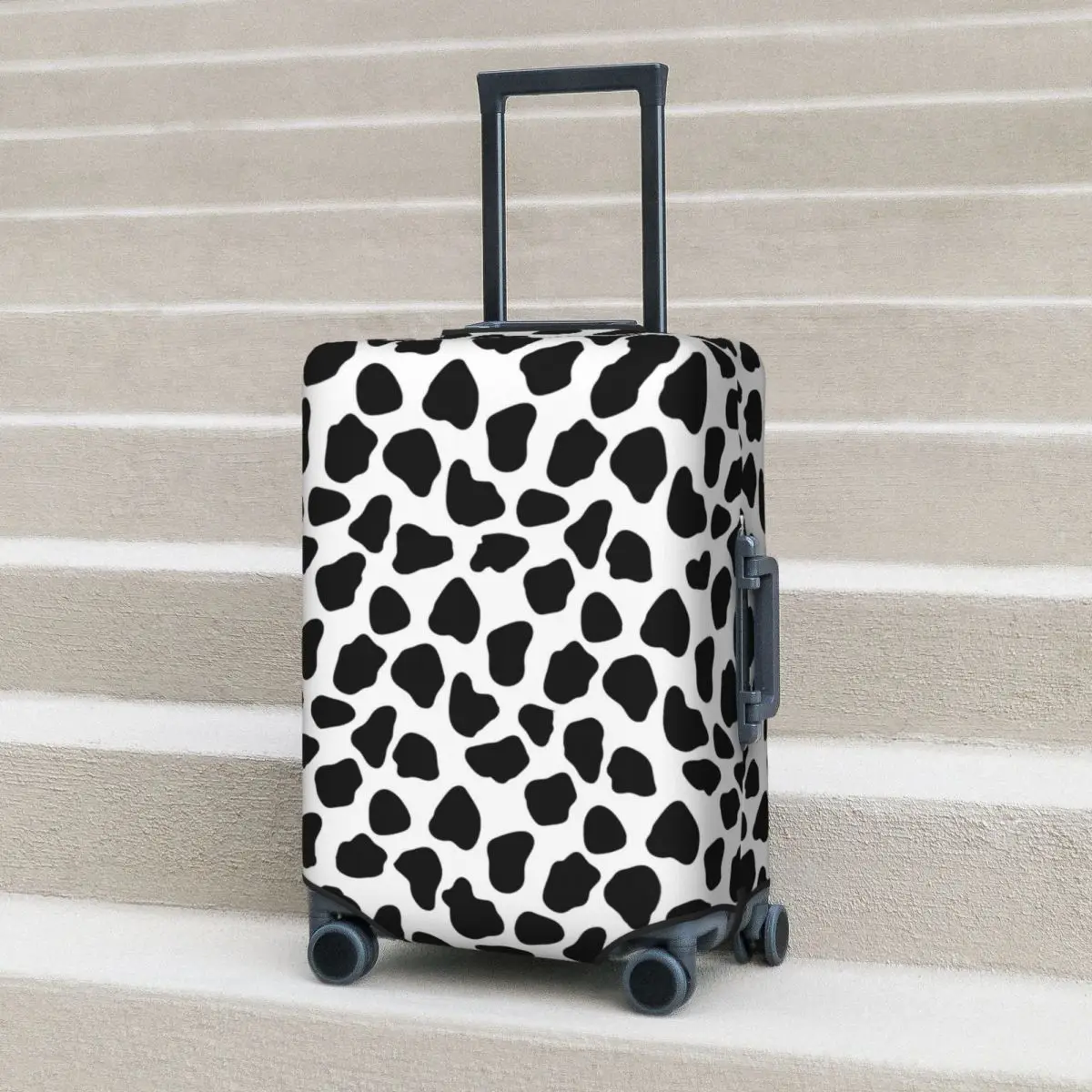 

Dalmatian Print Suitcase Cover Funny Animal Travel Protection Vacation Elastic Luggage Accesories