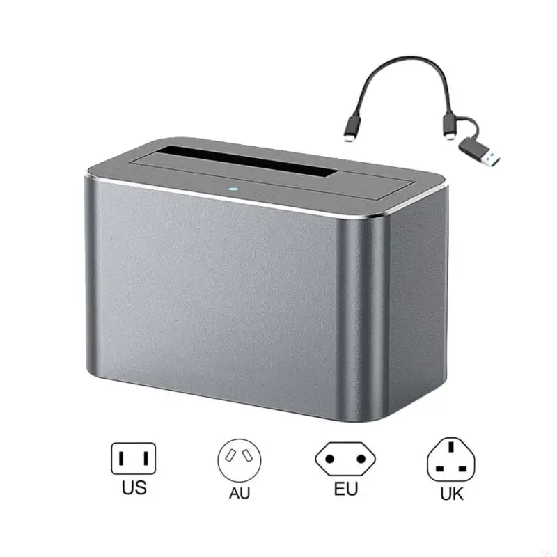 Y8AD Mobile Hard Disk Reader корпус вертикальный USB3.0 5 Гбит / с адаптером 12 В