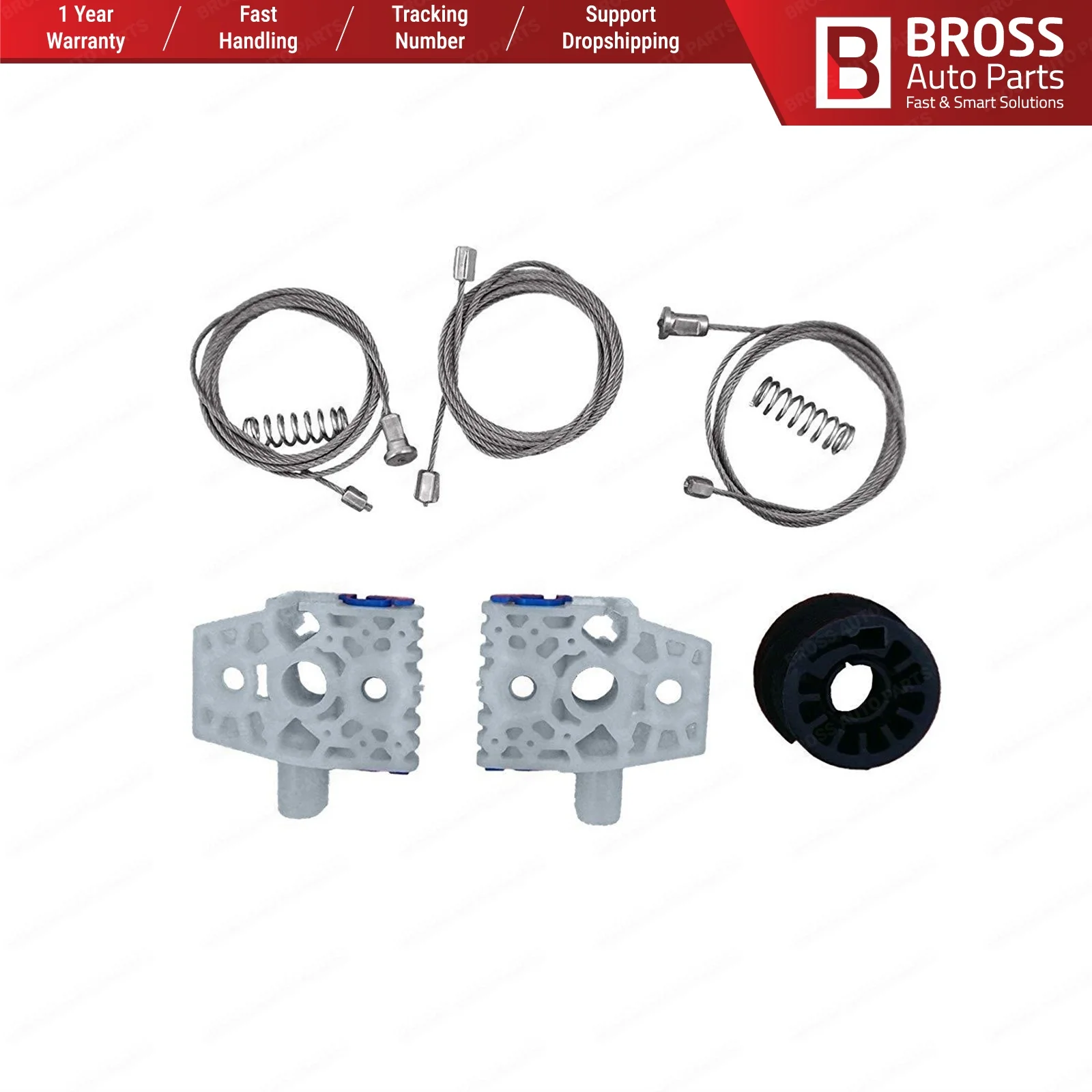 Bross BWR5056 электрический регулятор мощности для окон Ремонтный комплект передняя