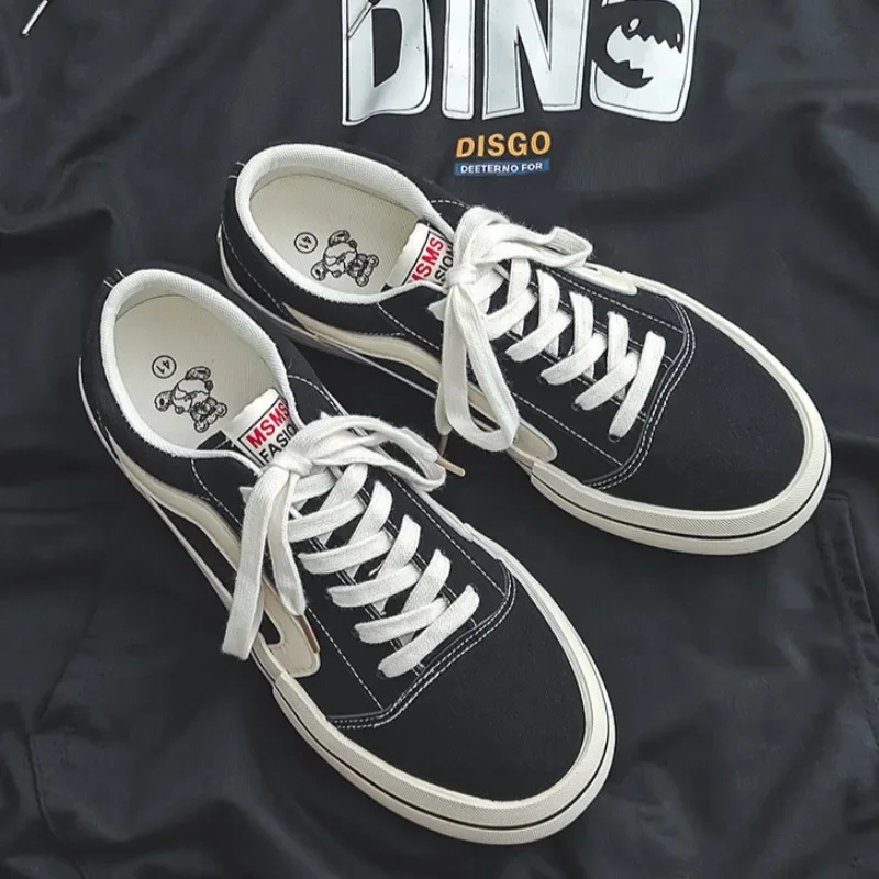 Популярные классические черные мужские парусиновые туфли и женские спортивные