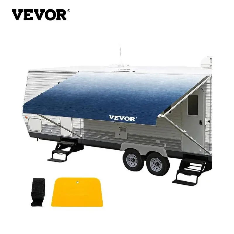 

Автомобильный тент VEVOR, портативная водонепроницаемая палатка на крышу, 14-21 футов, с защитой от УФ излучения, для жилых прицепов