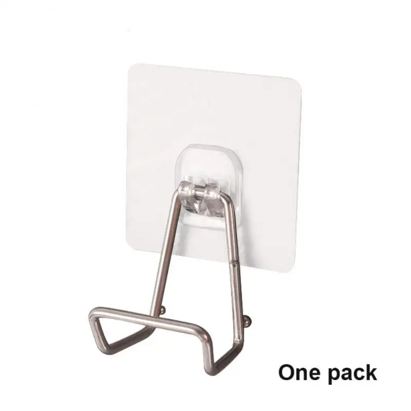 

Настенные Крючки из нержавеющей стали, прочные самоклеящиеся крючки для ванной комнаты, кухонный инструмент