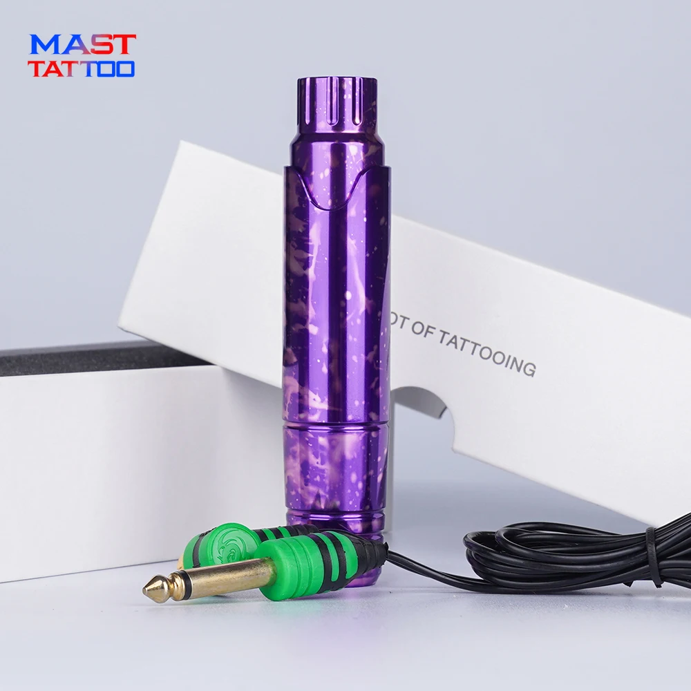 Тату-машинка Mast P10 с фиолетовым градиентом вращающаяся тату-машинка ПЗУ карандаш