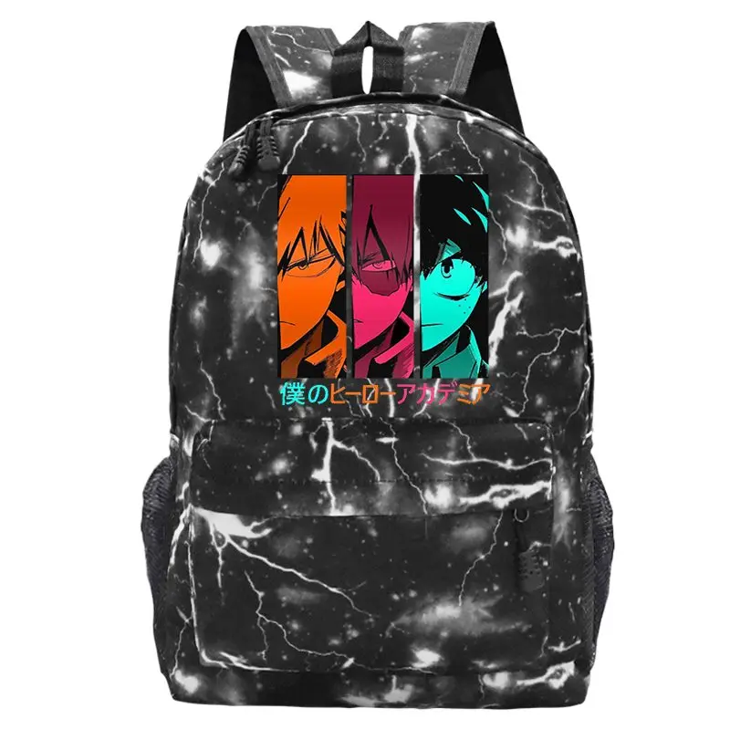 My Hero Academia Anime Backpack Teens Boys Girls Bookbag Students School Bags Mochila Children School Backpacks Men Travel Bag