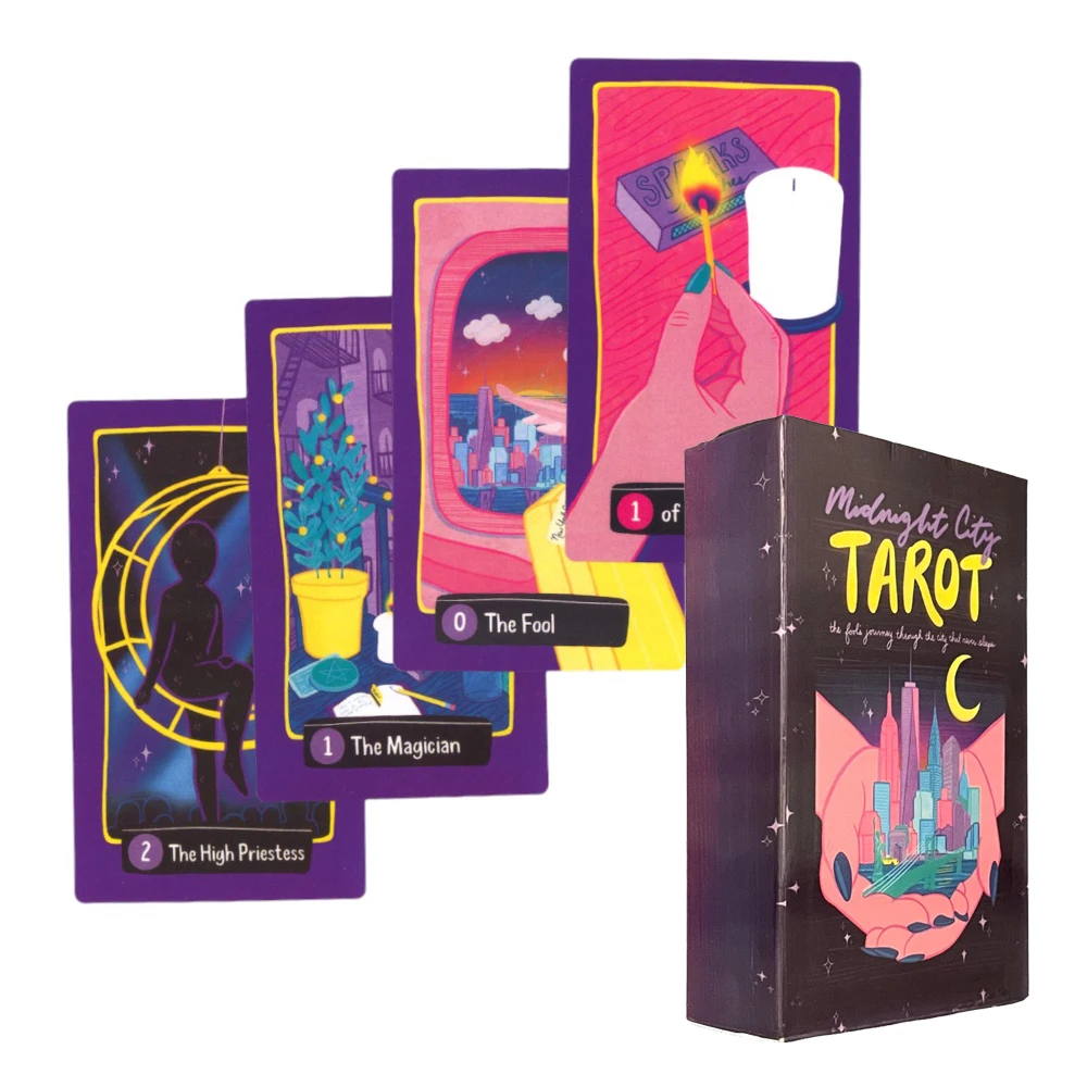 

Tarot 12x7 Predictions Cards Game Oracle Deck English Version Runes Divination Esoterism and Witchcraft Mysterious Trading