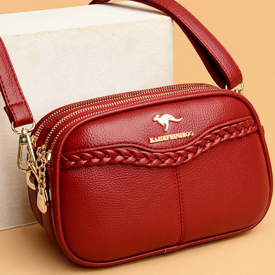 

3 Layers Phone Bag for Women 2022 Trend Summer Style Shouder Crossbody Bags Luxury Designer Handbag Purses Female Cosmetic Bags