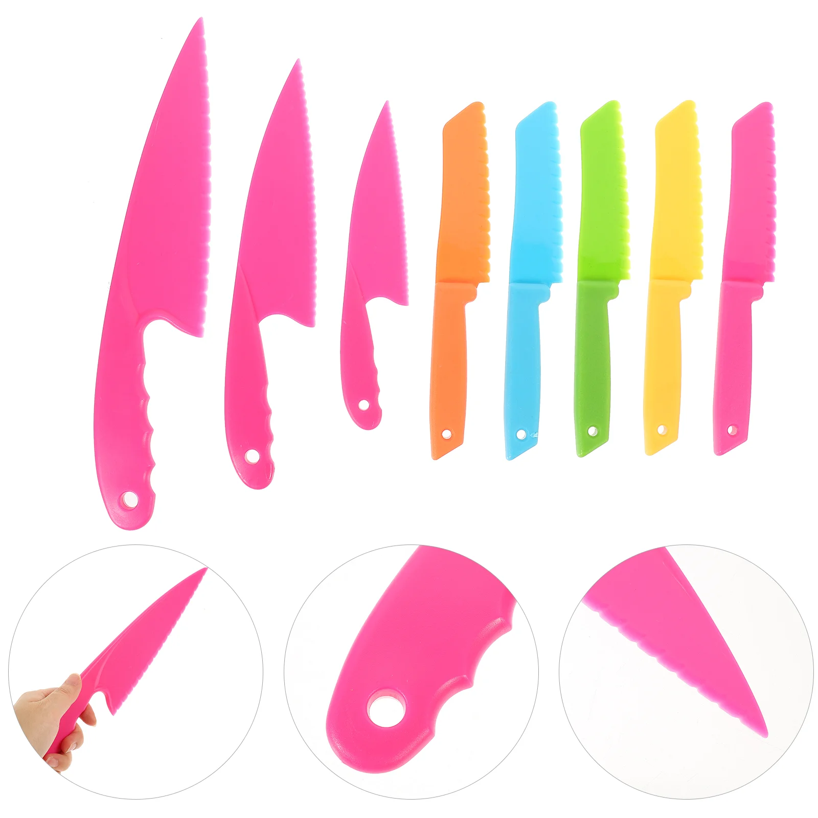 Рисунок 3 - детские пластиковые ножи для нарезки