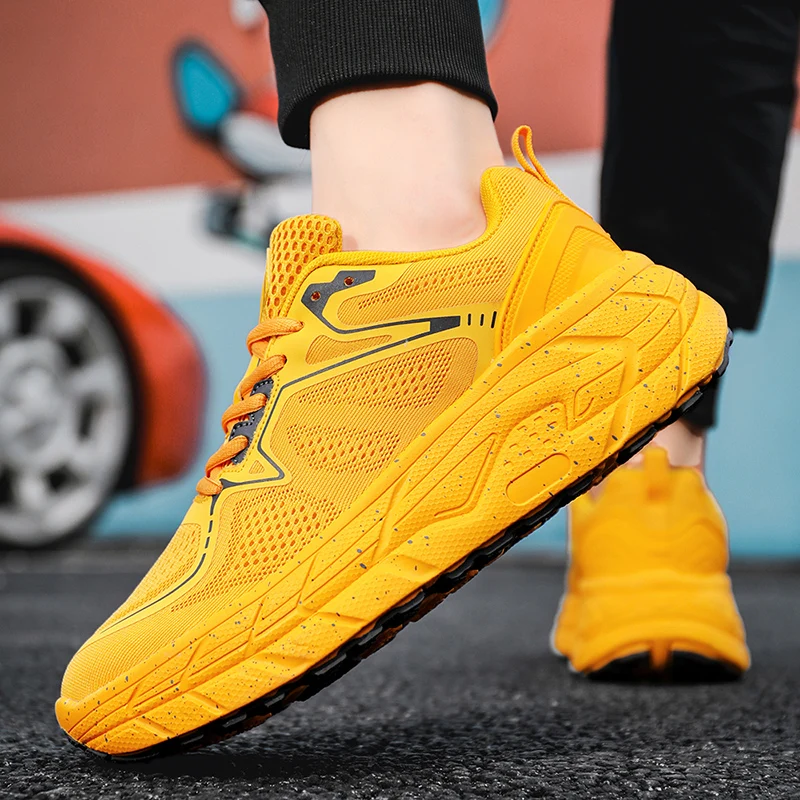 Womens Walking Shoes Fashion Chunky Mens Casual Sneakers Thick Sole Increasing Shoes Breathable Hard-Wearing Unisex Footwear