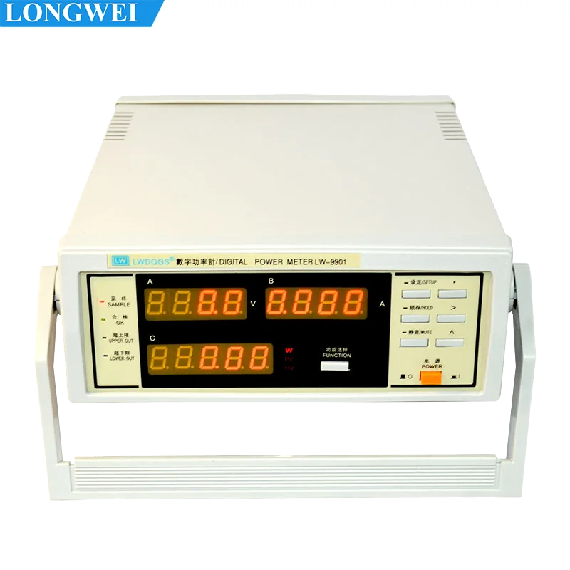 Фото Измеритель мощности Longwei LW-9800 с функцией сигнализации, 600В 20А, цифровой измерительный прибор для измерения тока и напряжения, с большим экраном №3