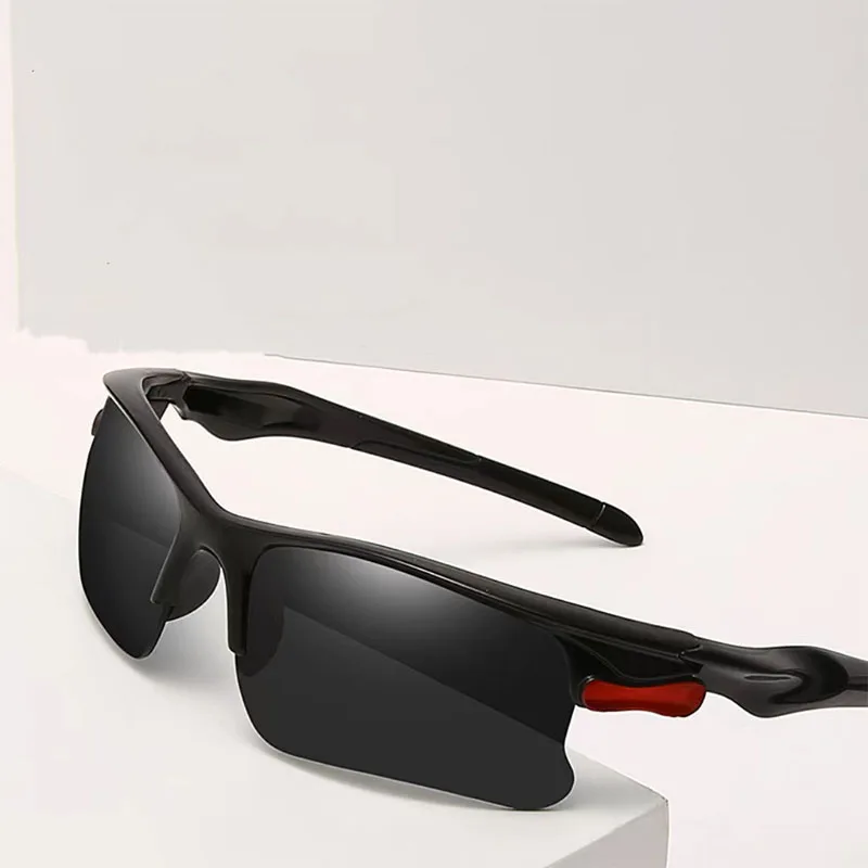 

New Men's Outdoor Sports Sunglasses Women's Half Frame Square Sun Glasses Men Cycling Protection Eyewear UV400 Oculos De Sol