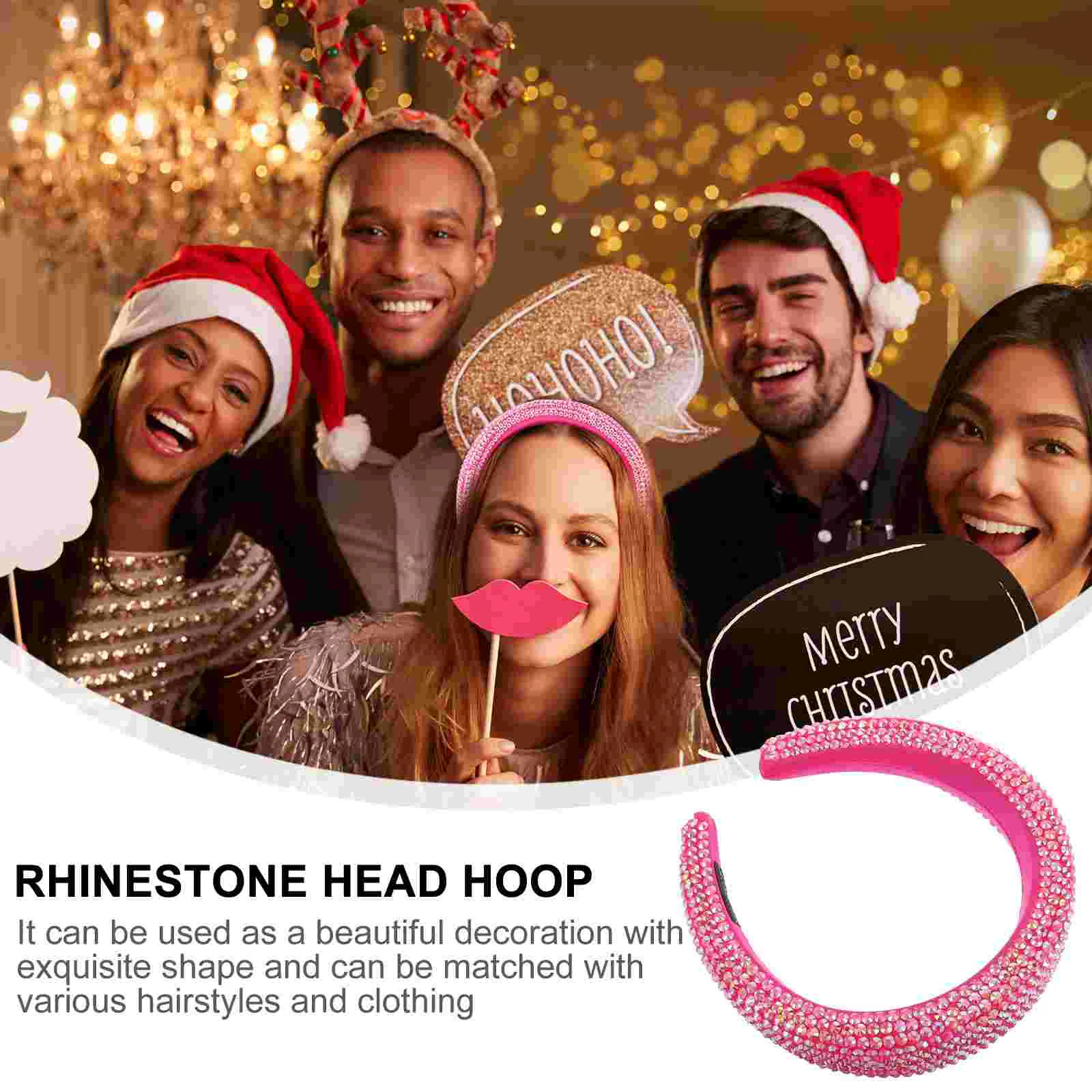 Резинки для волос с широкими полями и бриллиантами повязка на голову головные