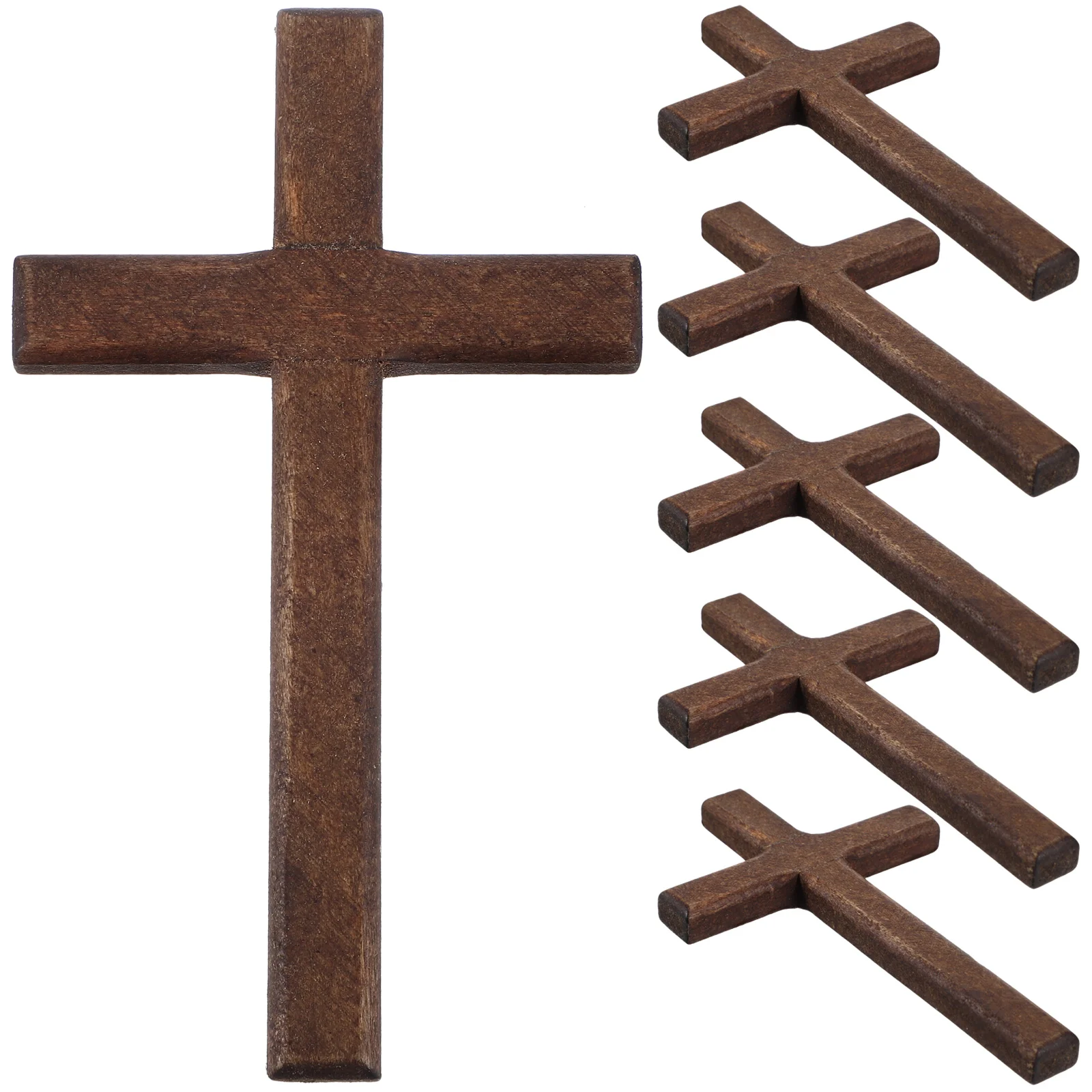 

Cross Small Pocket Crosses Wooden Ornaments Crafts Desktop Festival Hand Religion