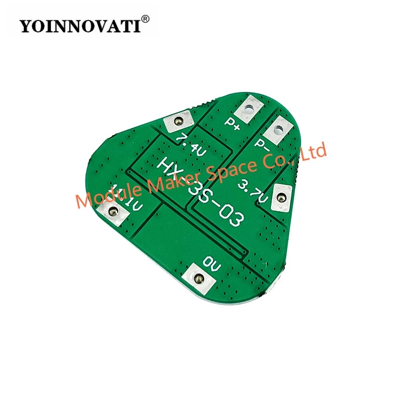 Фото Плата защиты Li-ion аккумуляторов HX-3S-03 3S 12V 18650 - Защита от перезаряда/переразряда 11.1V/12.6V, модуль PCB 8A №2