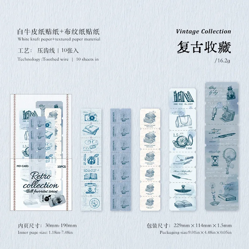 

Набор наклеек Alideco для скрапбукинга 10 шт.