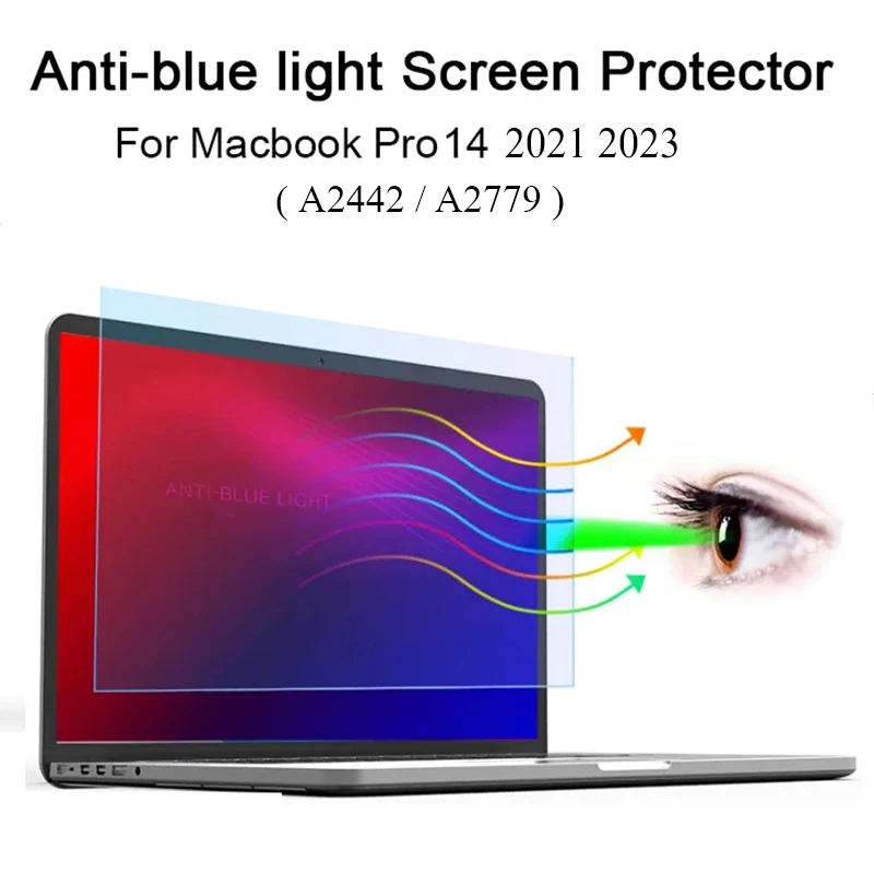 

Laptop Screen Protector Anti-blue Light for Macbook Pro 14 2023 2021 Anti-reflective Protection Matte Film Guard for A2442 A2779