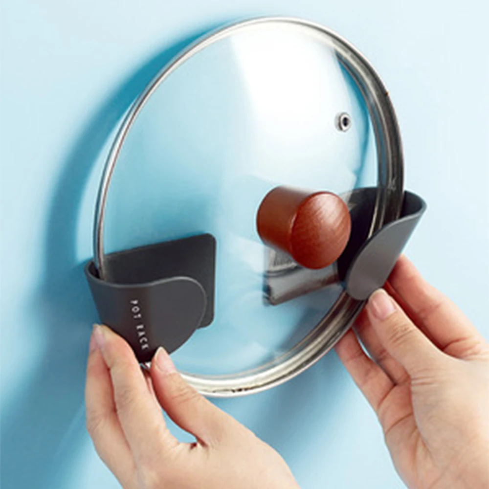 Настенный держатель для крышки кастрюли органайзер хранения 2 комплекта