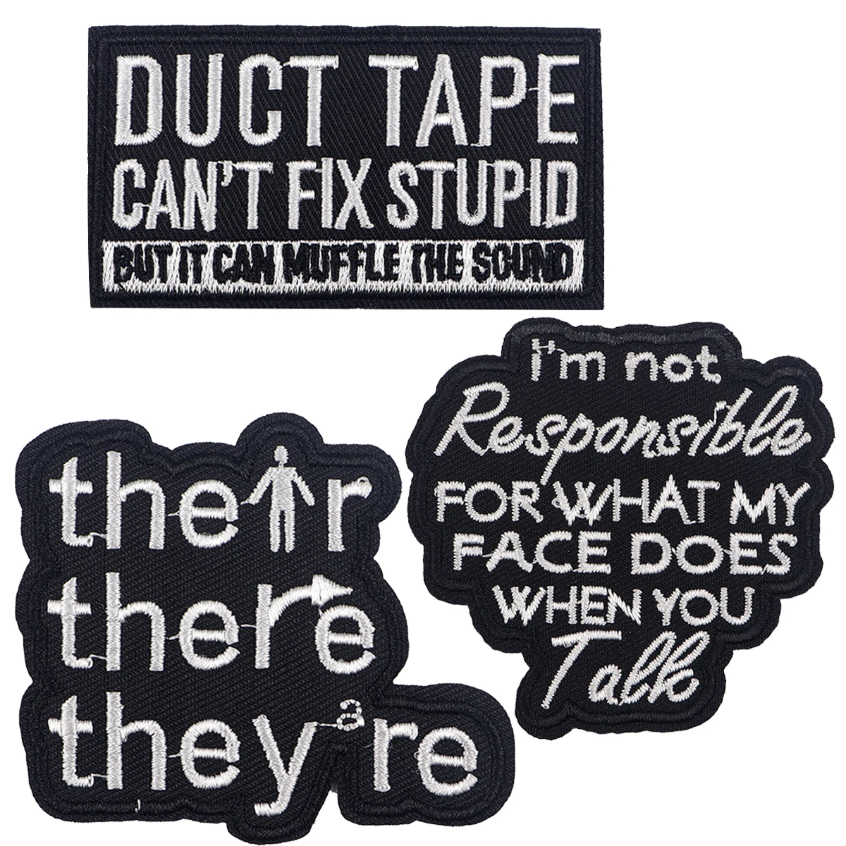 Вышитые нашивки Тайя они цитаты для одежды сделай сам железные курток наклейки