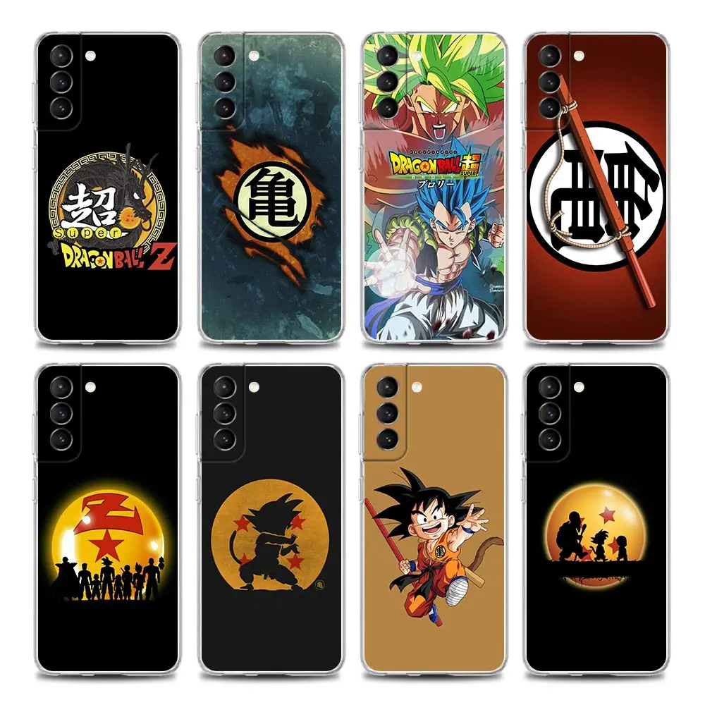 

Japan Anime Dragon Ball Logo Clear Phone Case for Samsung S9 S10 4G S10e S20 S21 Plus Ultra FE 5G M51 M31 S M21 Soft Silicone