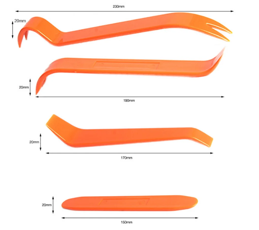 Универсальный инструмент для снятия дверей с автомобильной аудиосистемой 4 шт.