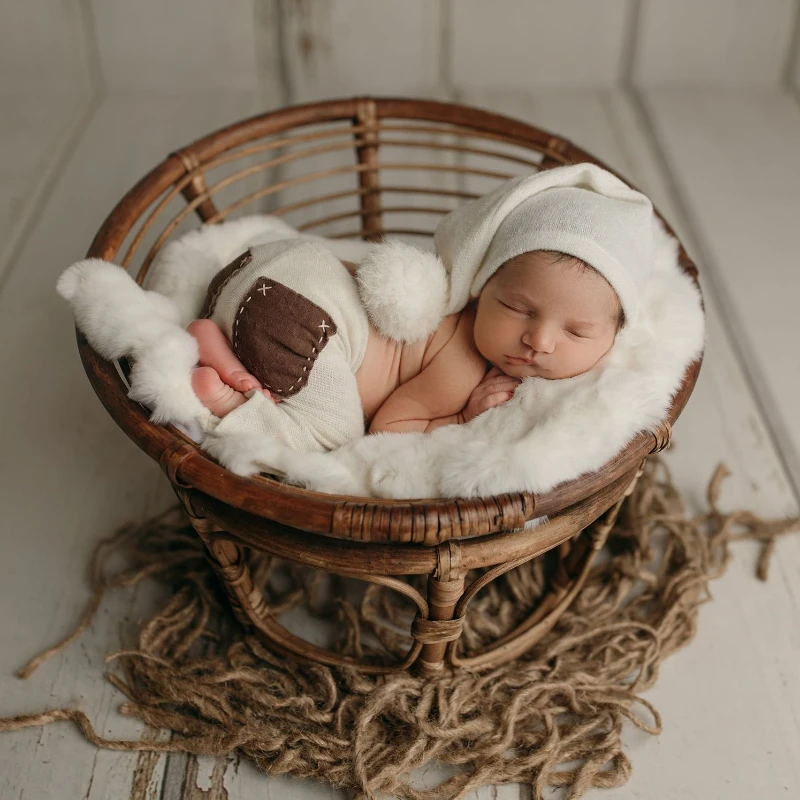 Newborn Rattan Papasan Chair Photography Props, Newborn Photography Props