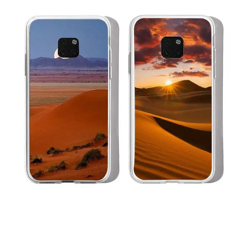 

Desert Phone Case For Huawei Mate P10 P20 P30 P40 P50 Smart Z Honor 50 60 70 Pro Lite Transparent Case