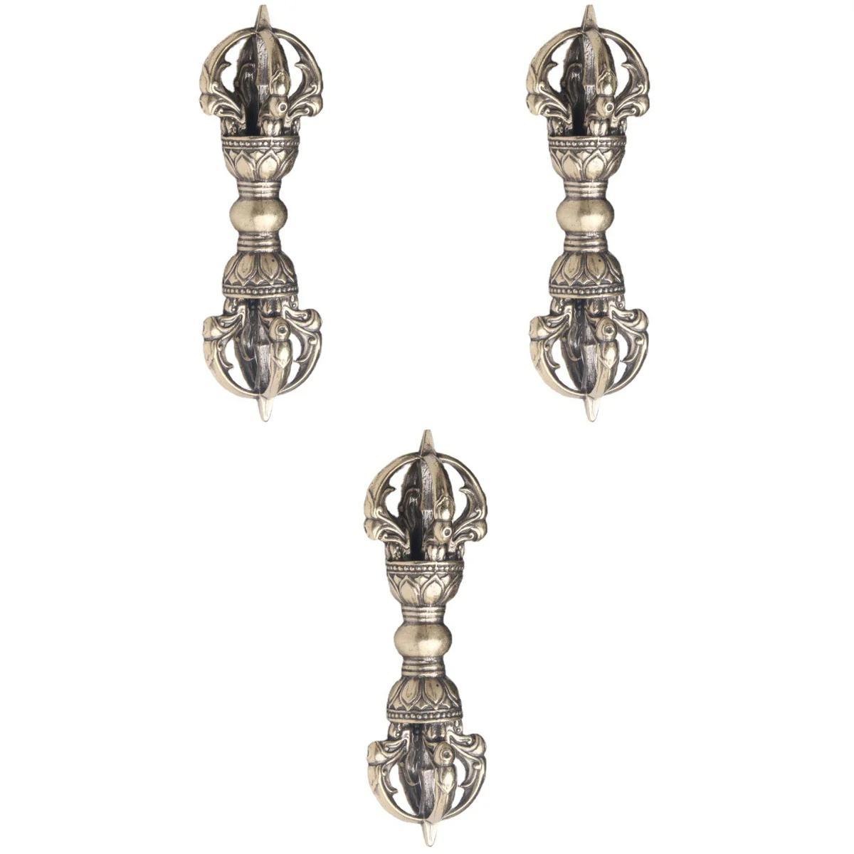 

Pestle Vajra Tibetan Brassphurba Charms Craft Buddhism Amulet Religious Dharma Supplies Charm Vintage Ornament Objects Shui Home