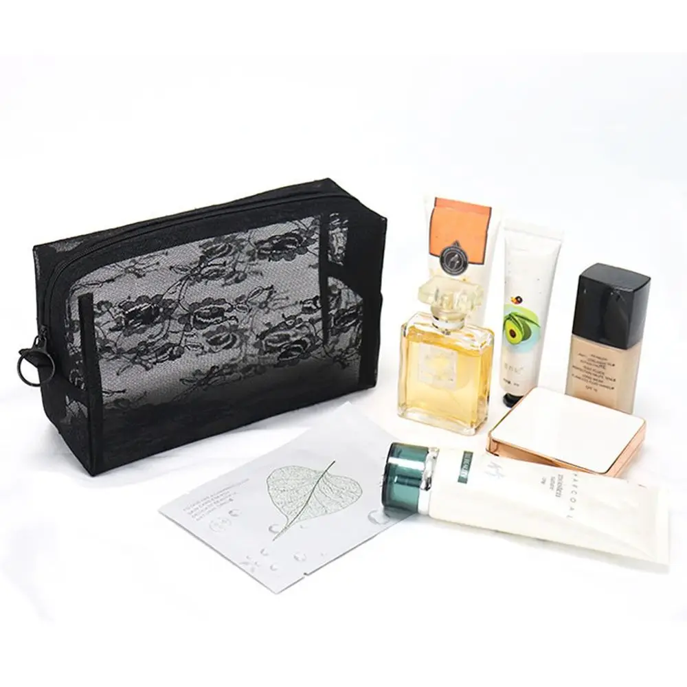 

Organizer Square Bag Organizer Case Large Capacity Makeup Bags Storage Toiletry Bag Mesh Cosmetic Bag Cosmetic Cases