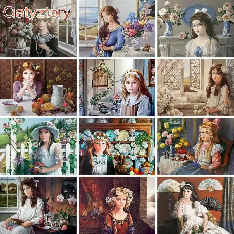 

Набор для рисования по номерам на холсте, 60x75 см