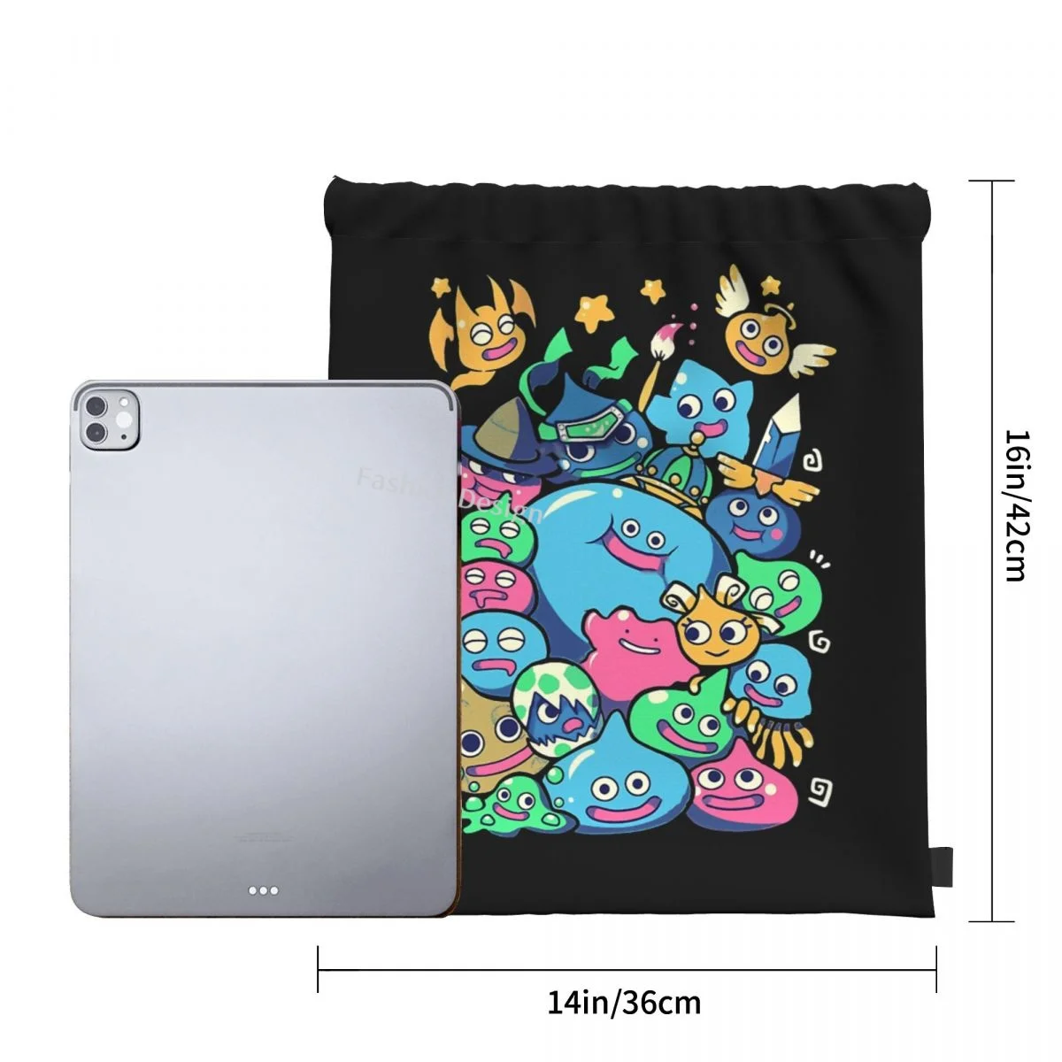 Слайм вечерние Дракон Квест игра кавайные Сумки на шнурке для путешествий