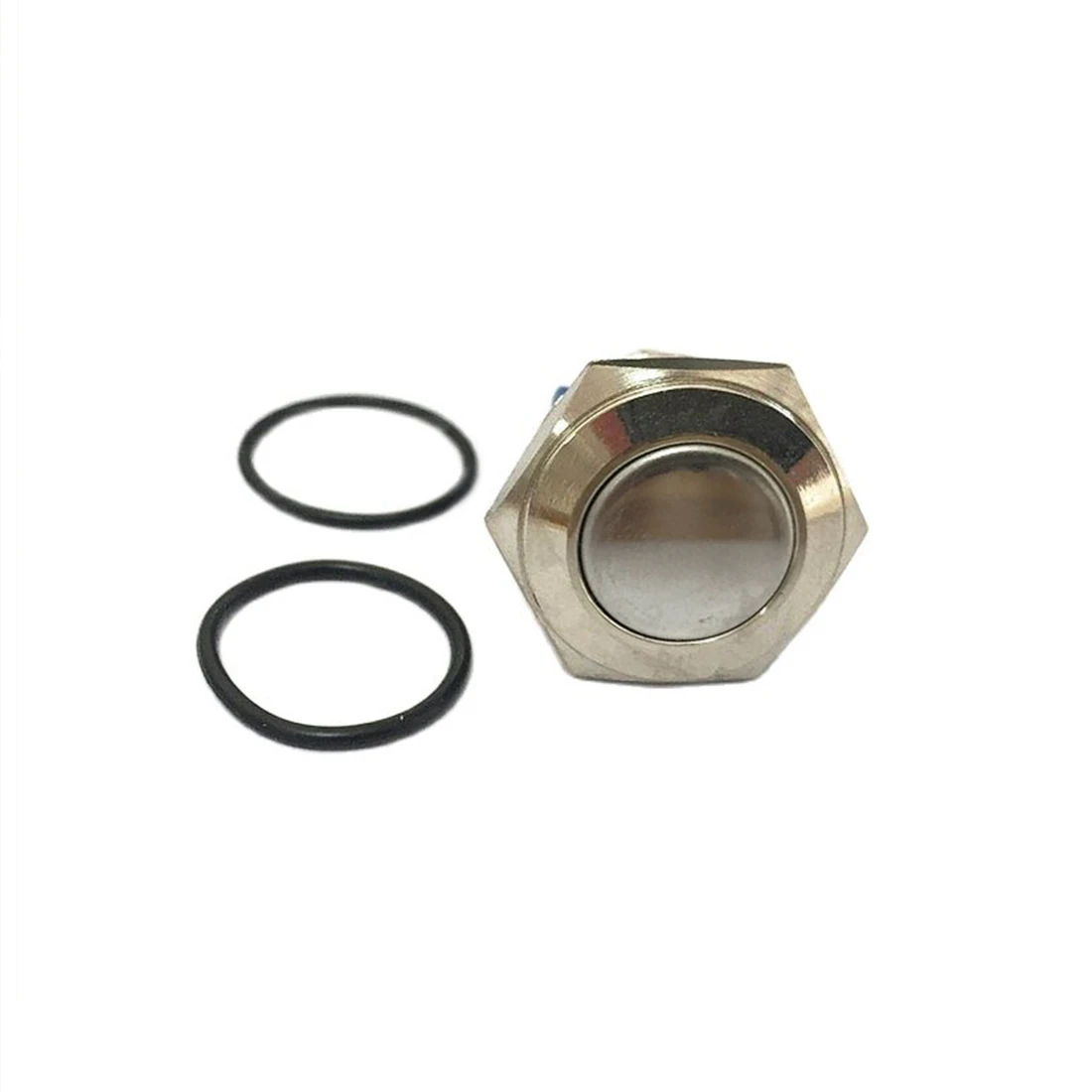 

5pcs 16mm Start Horn Button Momentary Stainless Steel Metal Push Button Switch Reset Switches