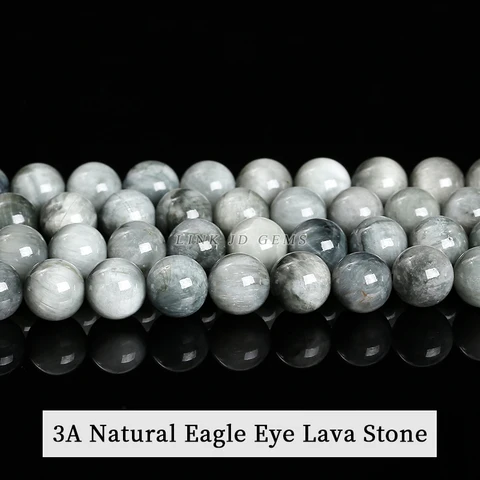 Натуральные бусины «Орлиный глаз» 6-12мм  buy bao ji