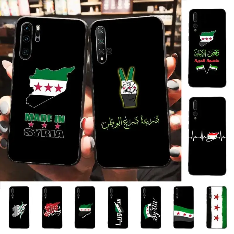 

Syrian Revolution Flag Phone Case for Huawei P30 40 20 10 8 9 lite pro plus Psmart2019