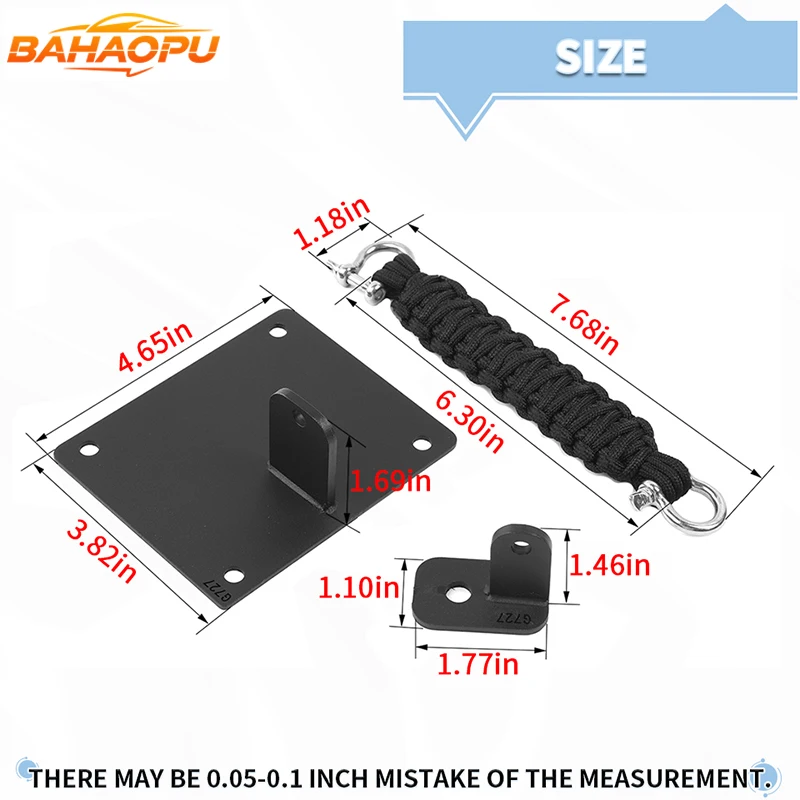 BAHAOPU автомобильные задние двери/упорный ремень задней двери подходит для Jeep Wrangler