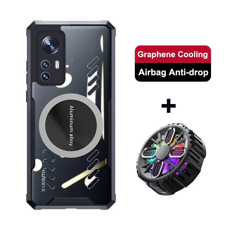 Для Xiaomi mi 12 5G Графеновый чехол с вентиляционным отверстием для Ultra дышащий +