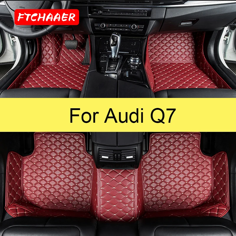 

FTCHAAER автомобильные коврики для Audi Q7 4LB 4MB 4MG Foot Coche аксессуары автомобильные коврики